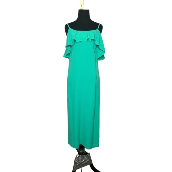 Apiece Apart green sleeveless midi party dress size 0 - Picture 1 of 13